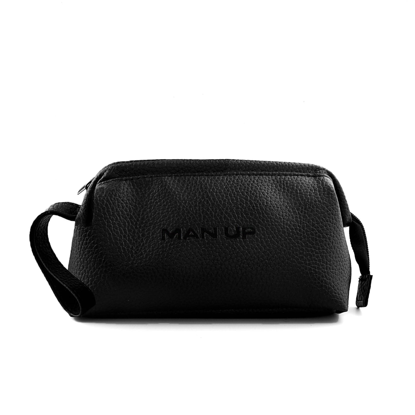 MAN UP LEATHER TOILETRIES BAG
